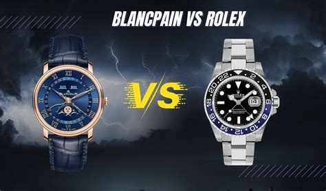 blancpain vs rolex used.